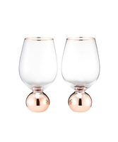 Set Of 2 Stemless Wine Glasses