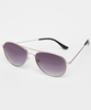 Silver Smoke Lens Aviators