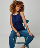 Sleeveless Applique Top