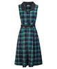Sleeveless Check Dress
