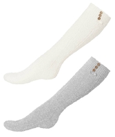 Sloe Joes Pack Of 2 Fluffy Slouch Socks