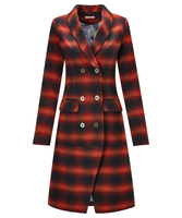 Sunset Check Longline Jacket