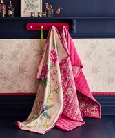 Supersoft Reversible Floral Throw