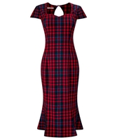 Sweetheart Check Dress