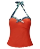 Sweetheart Halterneck Tankini Top