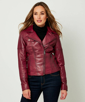 Textured Leather Jacket