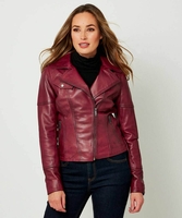 Textured Leather Jacket