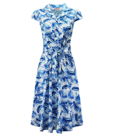 Unique Print Shirt Dress