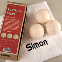 Football Soaps With Personalised Hand Towel