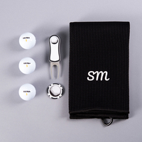 Golf Gift Set With Personalised Towel