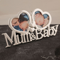 Mum And Baby Double Photo Frame