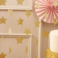 Pastel Perfection Gold Star Garland