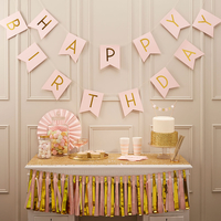 Pastel Perfection Happy Birthday Bunting