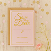 Pastel Perfection Save The Date Cards (Pack Of 10)