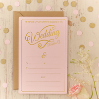 Pastel Perfection Wedding Evening Invitations (Pack Of 10)