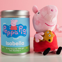 Peppa Pig In Personalised Tin
