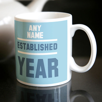 Personalised 21st Birthday Mug - Est