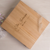 Personalised 3 Bottle Luxury Wooden Wine Box - Family Name Established