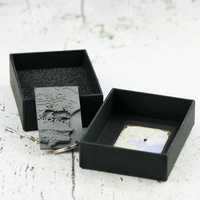 Personalised 3D UK Coastline Key Ring