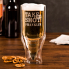 Personalised 50 Calibre Bullet Beer Glass - Take The Shot
