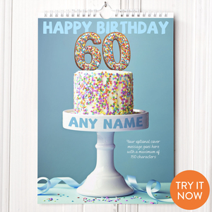 Personalised 60th Birthday Calendar