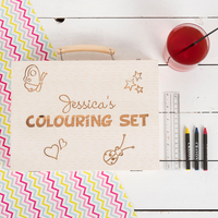 Personalised 67-Piece Art Set - Butterfly