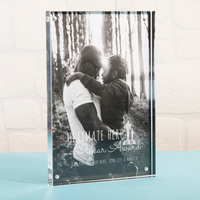 Personalised Acrylic Photo Keepsake - Ultimate Hero Of The Year Award