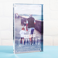 Personalised Acrylic Photo Keepsake - World