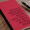 Personalised Address Book - Awesome Address Book