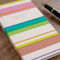 Personalised Address Book - Colour Stripe
