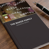 Personalised Address Book - Fireworks