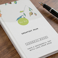 Personalised Address Book - Floral