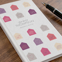 Personalised Address Book - Hearts & Houses