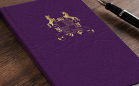 Personalised Address Book - Purple Crest