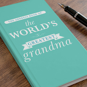 Personalised Address Book - The World