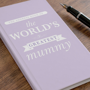 Personalised Address Book - The World