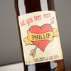 Personalised Alhambra Premium Litre Beer - Will You Beer Mine?