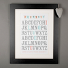 Personalised Alphabet Print - I Love U