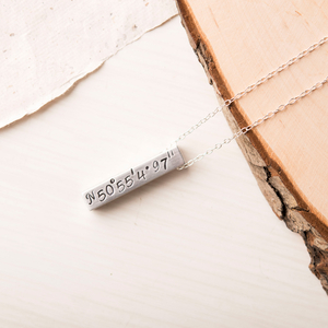 Personalised Aluminium Bar Necklace