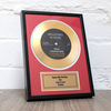 Personalised and Framed Gold Didi Disc