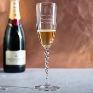Personalised Authentic Champagne Flute