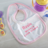 Personalised Baby Bib For Girls