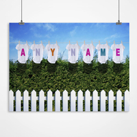 Personalised Baby Grow Print