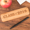 Personalised Bamboo Pen Box - Class of
