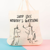 Personalised Banter Pants Tote Bag - Unicorns