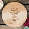 Personalised Barrel Top Chopping Board - Time For Cheese