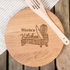 Personalised Barrel Top Oak Chopping Board - Open 24 Hours