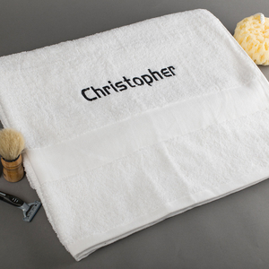 Personalised Bath Towel - For Him