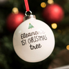 Personalised Bauble - 1st Christmas Tree