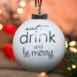 Personalised Bauble - Be Merry